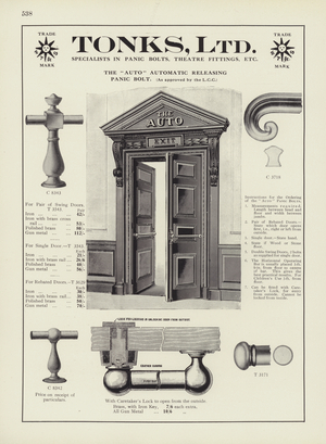 Page from The Architects' Compendium (litho)