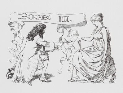 Illustration for The History of Henry Esmond by William Makepeace Thackeray (litho)