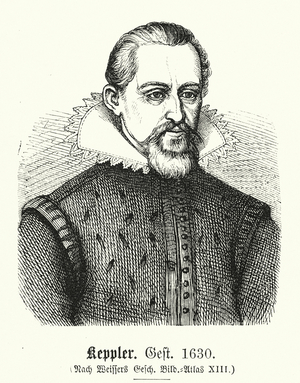 Johannes Keppler, 1571-1630 (engraving)