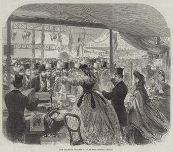 The Dramatic College Fete at the Crystal Palace (engraving)