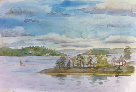 Archipelego , 2010 (watercolour)