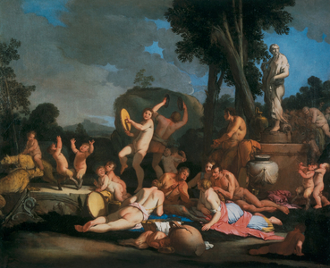 Bacchanal, 17th century (oil on canvas)