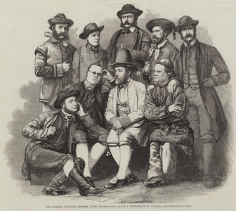 The Swedish National Singers, at St James's Hall (engraving)