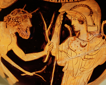 Ulysses and Athena at the meeting with Nausicaa …