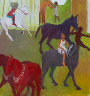 Cavalli, 2023 (oil on canvas)