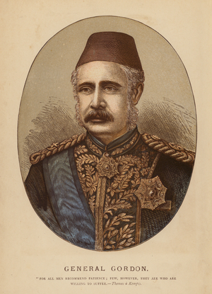 General Gordon (coloured engraving)