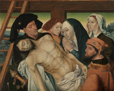 Lamentation (oil on panel) 