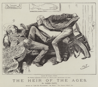 The Heir of the Ages, by James Payn (engraving)