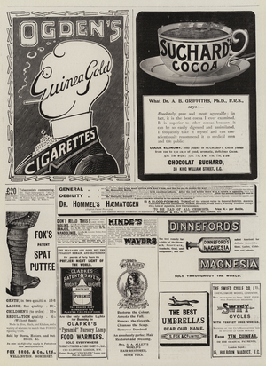 Page of Advertisements (engraving)