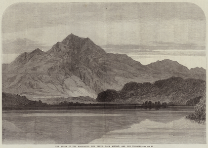 The Queen in the Highlands, Ben Venue, Loch Achray, and the Trosachs (engraving)