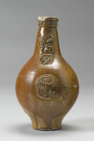 Bellarmine Jug, 1500-1750 (stoneware)