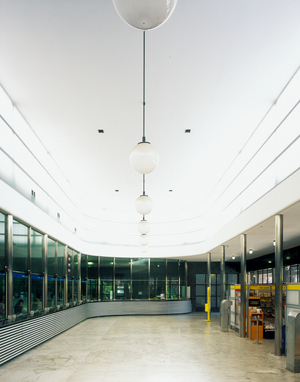 Contemporary architecture : Audience Hall - Postal Office via Marmorata, Rome, 1933-1934