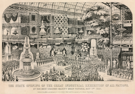 Great Exhibition, 1851, Opening on 1 May 1851 (engraving)