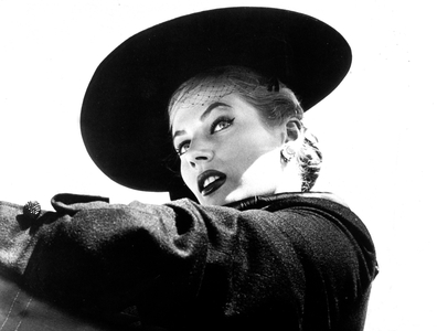 Actress Anita Ekberg in 1956 (photo)