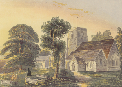 Holy Trinity, Penn, Buckinghamshire (colour litho)