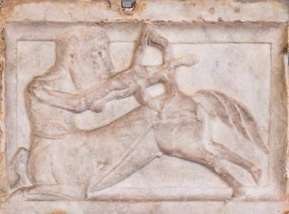 Sagittarius, 4th or 12th century (marble)