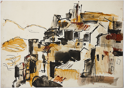Planes II, 1960 (ink on paper)