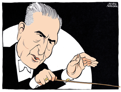Bruno Walter, caricature