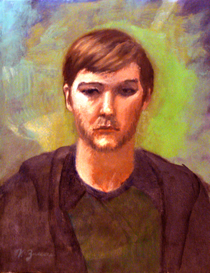 The Green Boy, 2006 (oil on canvas)