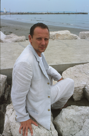 Venice, 58. International Film Festival, the Director Damien Odoul, 2001 (photo)