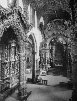 St. Francisco in Porto, 1909 (b/w photo)