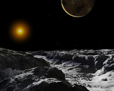 Charon surface - Artist view