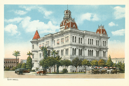 San Antonio, Texas: City Hall (coloured photo)