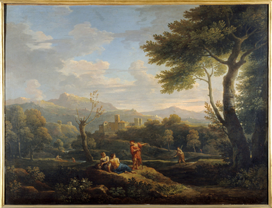 Italian landscape, between 1682 and 1749 (oil)