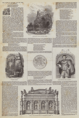 The Castle of Arundel, and the Visit of Her Majesty (engraving)