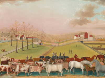 The Cornell Farm, 1848 (oil on canvas)