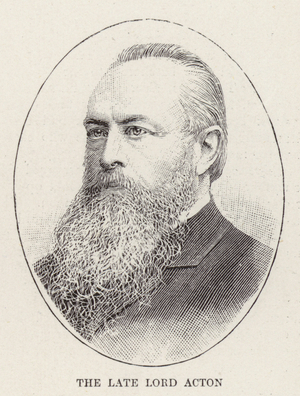 The Late Lord Acton (engraving)
