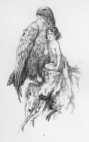 Illustration for Child of the Air by M H Spielmann (litho)