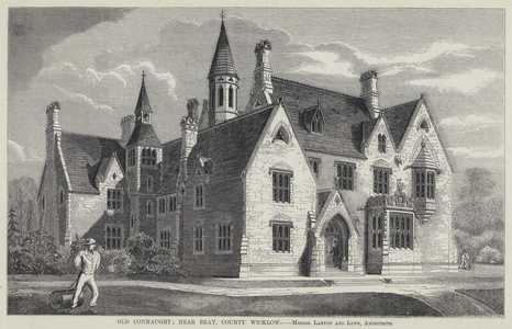 Old Connaught, near Bray, County Wicklow (engraving)