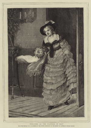 Welcome as the Flowers in May (engraving)