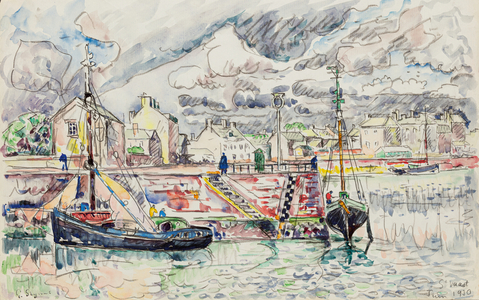 Saint-Vaast, 1930 (pencil and watercolour on paper)