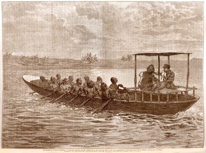 Stanley Expedition, 19th century (Engraving)