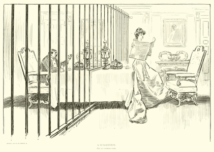 Illustration for The Social Ladder (engraving)