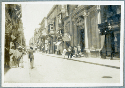 Malta street scene, 1932 (b/w photo)