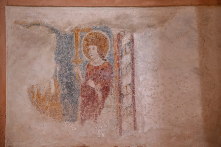 Saint, 6th century (fresco)