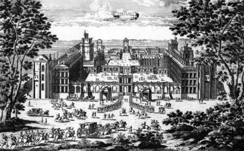 The castle of Vincennes, France, 17th century, engraving by Pierre Aveline (1656-1722)