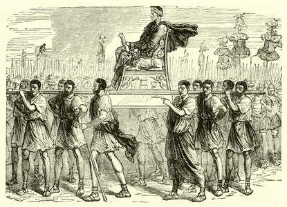 The Litter of the Ancient Greeks and Romans (engraving)