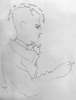 Raymond Radiguet, September 1923 (litho)