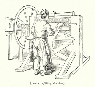 Leather-splitting Machine (engraving)