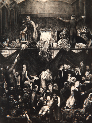 The Sawdust Trail, 1917 (litho)