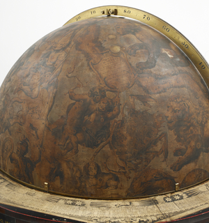 'Celestial Globe', 1693 (wood, plaster fabric & metal)
