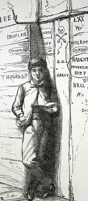 A scene from 'Tom Brown's Schooldays'.