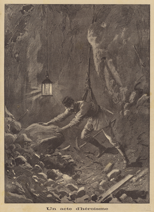 An act of heroism (litho)