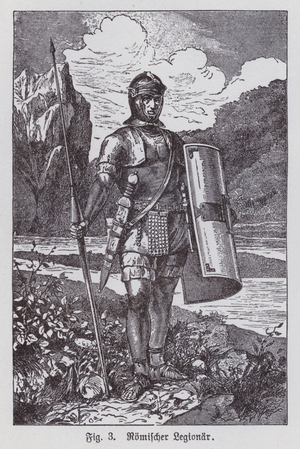 Roman legionary (litho)