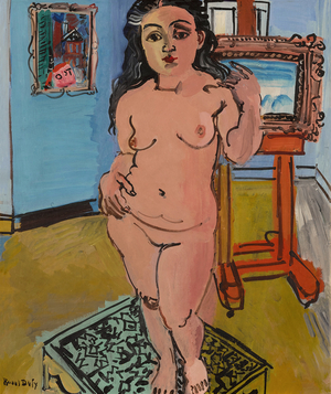 Standing Nude at the Easel, circa 1929 (oil on canvas)