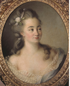 Presumed portrait of Madame Dugazon, actress at the Comédie-Italienne, 18th century (painting)